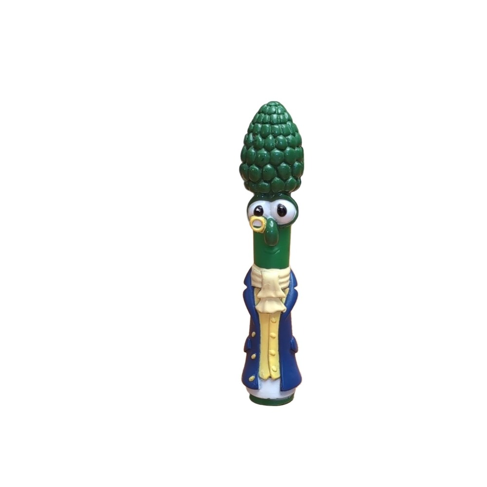 Archibald Asparagus VeggieTales Figurine 2007 4" Pirates Green